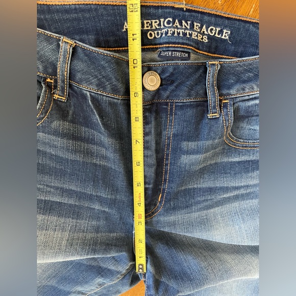 Super stretch blue jeans AE size 14 - Picture 5 of 8